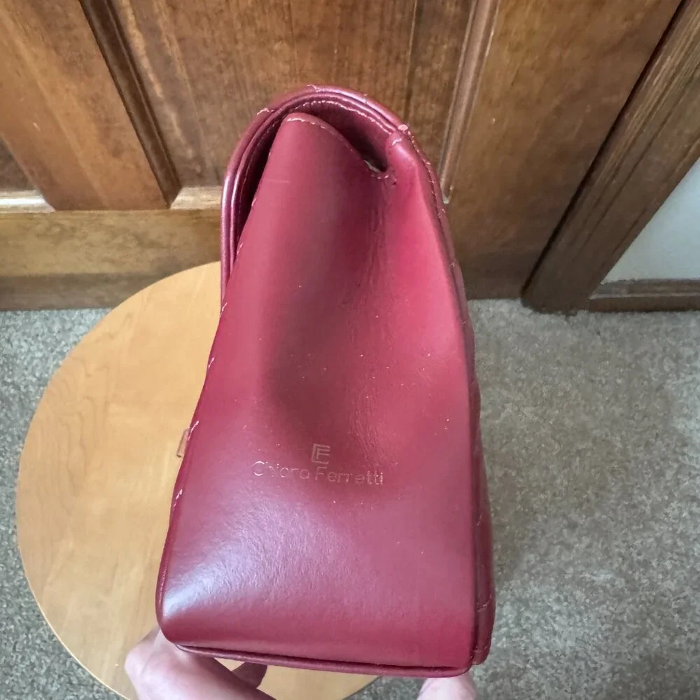 NWT Chiara Ferretti Ruby Leather Shoulder/Crossbody Bag - Picture 11 of 14